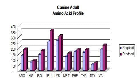 Canine Adult Amino Acid Profile